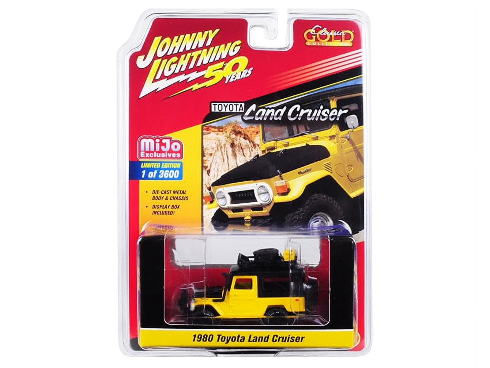 Miniature Johnny Lightning Toyota Land Cruiser 1980 - Échelle 1/64 - Modèle Patiné - Neuf