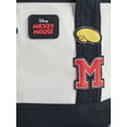 thumbnail image 2 of Disney Mickey Mouse Women's Patches Canvas Tote Bag, Black, 2 of 3