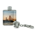 thumbnail image 2 of Golden Gate Bridge San Francisco Stainless Steel 1oz Mini Flask Key Chain, 2 of 3