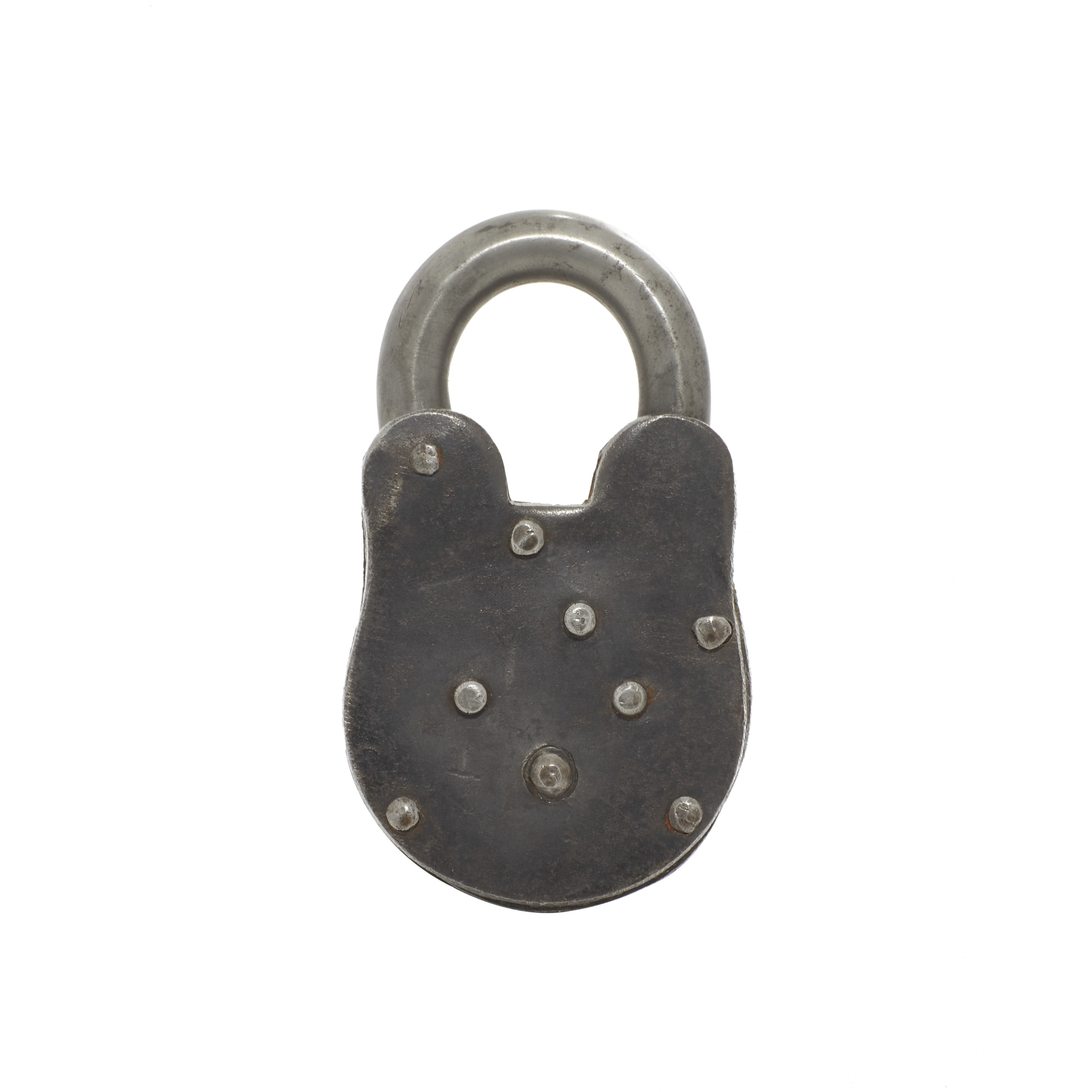 DecMode 2" Gray Brass Lock And Key