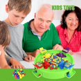 thumbnail image 4 of Hungry Frogs Family Board Game 4 Player Frog Toy Eat Beans Desktop Games for Kids 3 Years and Older, 4 of 5