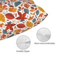 thumbnail image 3 of Kdxio Cotton Pillow Cases 16"x24" Pillowcases,Soft and Breathable Bedroom Pillow Cases-Colorful Maple Leaves-No Pillow Core, 3 of 5
