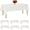 Ivory, variant on 6 Pack Black Tablecloth 60 x 102 Inch Table Cloth for 6 Foot Rectangle Tables, Wrinkle Resistant Washable Polyester Fabric Table Covers for Party, Wedding,Dining,and Banquet