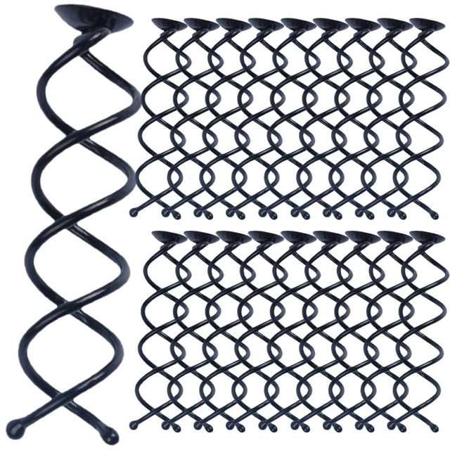 20 horquillas en espiral para el pelo, para moños, con tornillo giratorio, herramienta para peinar el cabello de mujer