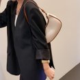 thumbnail image 4 of Bolso para Las Axilas Bolso Crescent para Mujer Bolso Hombro PU (Beige), 4 of 9