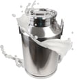 thumbnail image 6 of ToppiJoy Stainless Steel Milk Can, 15.85 Gallons, Leak-Proof Design, Large Capacity Food Storage Container for Milk, Honey & Grains, 6 of 11