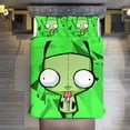 thumbnail image 7 of Alien Invader Zim 3 Pieces Bedding Sets Comfortable Soft Comforter Sets Decoration Bedroom Gifts With 1 Duvet Cover 2 Pillowcases, 7 of 7