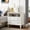 White, variant on Fluted Pilasters Design / Farmhouse Nightstand / Add Elegance to Bedroom