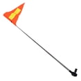 thumbnail image 4 of Golf Cart Flag Pole Reflective Golf Cart Safety Flag Telescopic Pole Flag Wheelchairs Safety Flag, 4 of 5