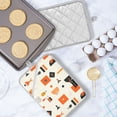 thumbnail image 5 of Yayeee Pot Holders Kitchen Heat Resistant with Pockets 7"x9.8" Cotton Oven Cooking Hot Pads, Minimalist Geometric Pattern, 5 of 7