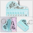 thumbnail image 3 of 1Pcs Porte-Clés Instrument Bleu Ciel Mini Clavier pour Usage Quotidien, 3 of 8