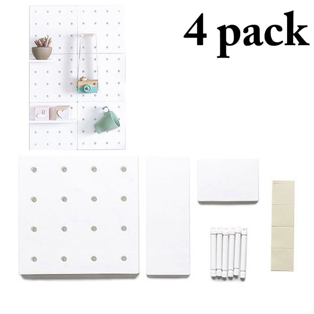 Coofit Wall Pegboard Creative Practical Storage Plastic Pegboard Wall Organizer
