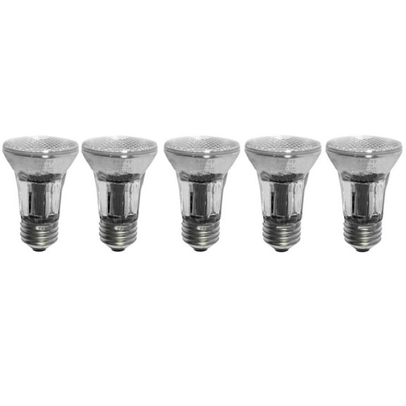 (5)-Bulbs Anyray A1767Y PAR16 50W Narrow Flood Light Bulb 130V Medium Screw E26 50 Watts 120V