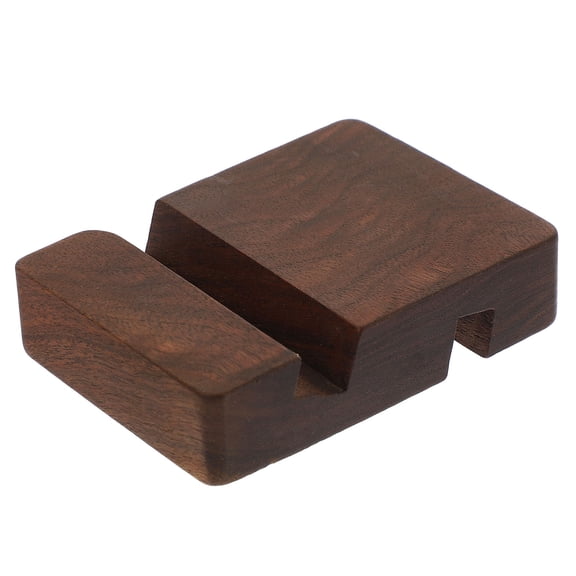 AURARMLET 1Pack Wooden Phone Stand for Desk Portable Cellphone Stand 3.14X2.36X0.79In