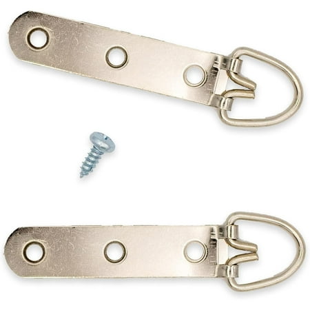 

UlaREYoy 100 Extra Heavy Duty 3 Hole D Ring / Triangle Framing Hanger w/Screws