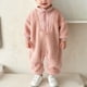 thumbnail image 1 of Peleles para niños de color sólido, cuello redondo, manga larga, ropa para gatear, mono para recién nacidos, bolsa, ropa para gatear, ropa de manga larga, ropa para gatear para niña, poliéster hayi, 1 of 8