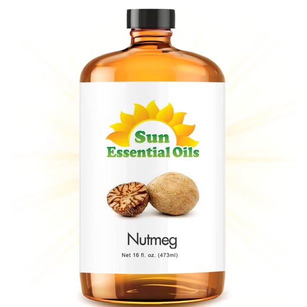 Nutmeg Essential Oil (Huge 16oz Bottle) Bulk Nutmeg Oil 16 Ounce