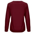 thumbnail image 4 of Women’S Sweatshirt Long Sleeve Sweatshirt for Women Oversized Pullover for Women Wine Women'S Crewneck Sweatshirts Fall Hiking Clothes for Women Sweatshirt Women Trendy, 4 of 4