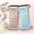 thumbnail image 4 of KOMI 2 Pack Silicone Bands Compatible with Apple Watch Band 38mm 40mm 41mm 42mm 44mm 45mm 49mm, Hollow-Out Dog Paw Design Sport Soft Strap for iWatch Ultra SE Series 9/8/7/6/5/4/3/2/1 Women Men, 4 of 7