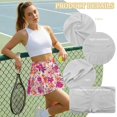 thumbnail image 6 of Uorisango Classic Flower Women's Golf Skirt for Running Casual Relaxed Women's Active Performance Skort Lightweight Mini Skirts with Shorts Pockets, 6 of 7