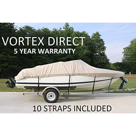 VORTEX HEAVY DUTY VHULL FISH SKI RUNABOUT COVER FOR 17 18 19' BOAT, BEST AVAILABLE COVER (Best Ski Boats For The Money)