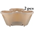 thumbnail image 1 of 2PCS Flower Pot Creative Petal Shape Planter Pot Gardening Pot for Plant, 1 of 3