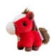 thumbnail image 2 of Peluche del Año del Caballo 2026 | Mascota de peluche del Año Nuevo Lunar | Muñeco de algodón suave para decorar bolsos y fiestas | Rojo, blanco y marrón, 2 of 6