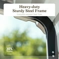 thumbnail image 4 of Alpha Joy 14' x 25' RV Carport Heavy Duty Metal Hardtop Carport Kits Galvanized Steel Roof Multi-Purpose Moto Home Shelter for Car, Truck, 4 of 7