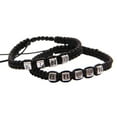 thumbnail image 5 of Fiudx Pulsera de Pareja, Elegante Pulsera de Cuerda de Aleación, Elegante Pulsera Negra, Accesorio de Moda para Día a Día, Regalo para Coleccionistas, Versátil para Ocasiones Especiales, Incluye 1 Pi, 5 of 5