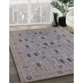 thumbnail image 2 of Ahgly Company Indoor Square Mid-Century Modern Mauve Taupe Purple Oriental Area Rugs, 4' Square, 2 of 6