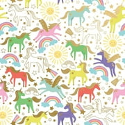 Jillson & Roberts Gift Wrap, Unicorn (R356)