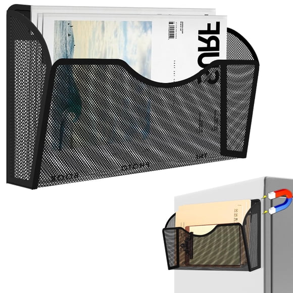 Archivador magnético LQPAFZ, 1 bolsillo para archivadores, color blanco