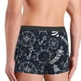 thumbnail image 3 of Uemuo Anchor and Lighthouse Pattern Men's Boxer Briefs,Trunk Anti-Chafing,Comfortable, Durable, and Stylish Underwear-, 3 of 9