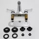 thumbnail image 3 of Llave Mezcladora Lavabo Cuerpo Latón Cuello Metal Idrop, 3 of 4