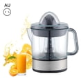 thumbnail image 1 of Presse-agrumes Électrique 24oz Presse-Agrumes Orange Citron Presseur Activé par la Pression Rendement Élevé Grand Volume Contrôle de Pulpe Réglable Compatible Lave-Vaisselle Noir Argent, 1 of 7