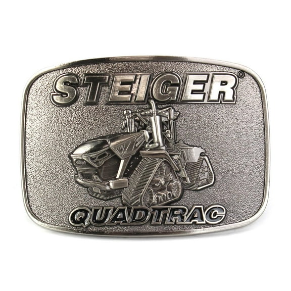 Steiger 715 Quadtrac Tractor Pewter Belt Buckle ZJD1930