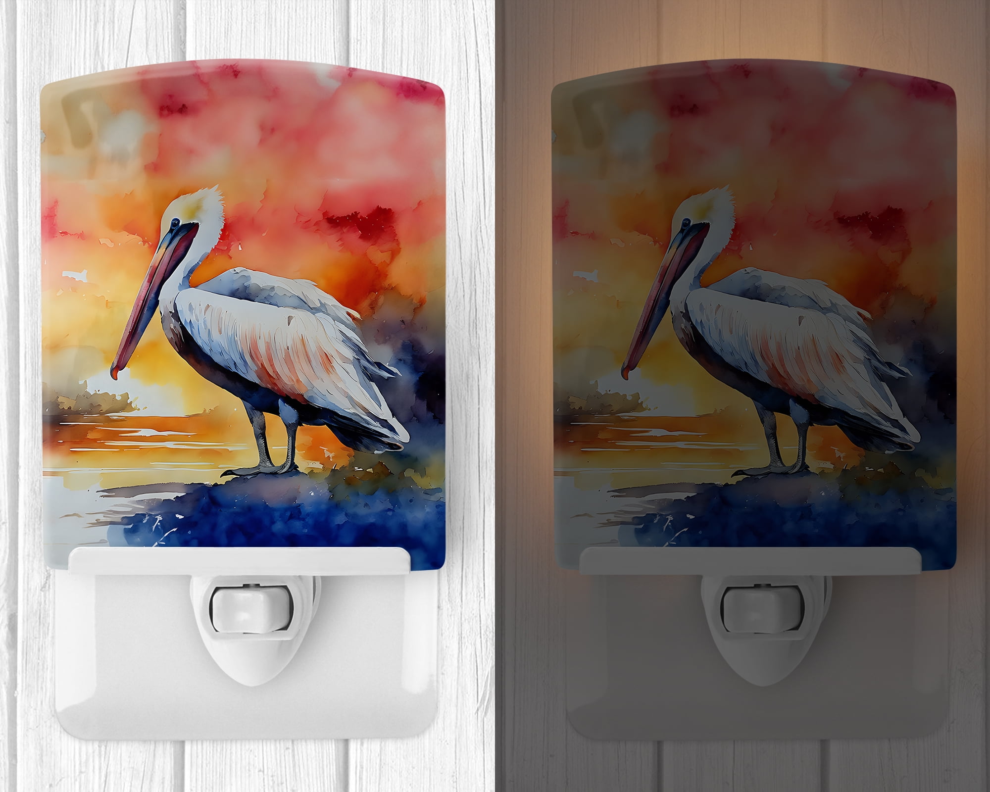 Pelican Ceramic Night Light 4 in x 6 in