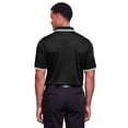 thumbnail image 2 of Devon & Jones Men's CrownLux Performance Plaited Tipped Polo 2XL Black/White, 2 of 3