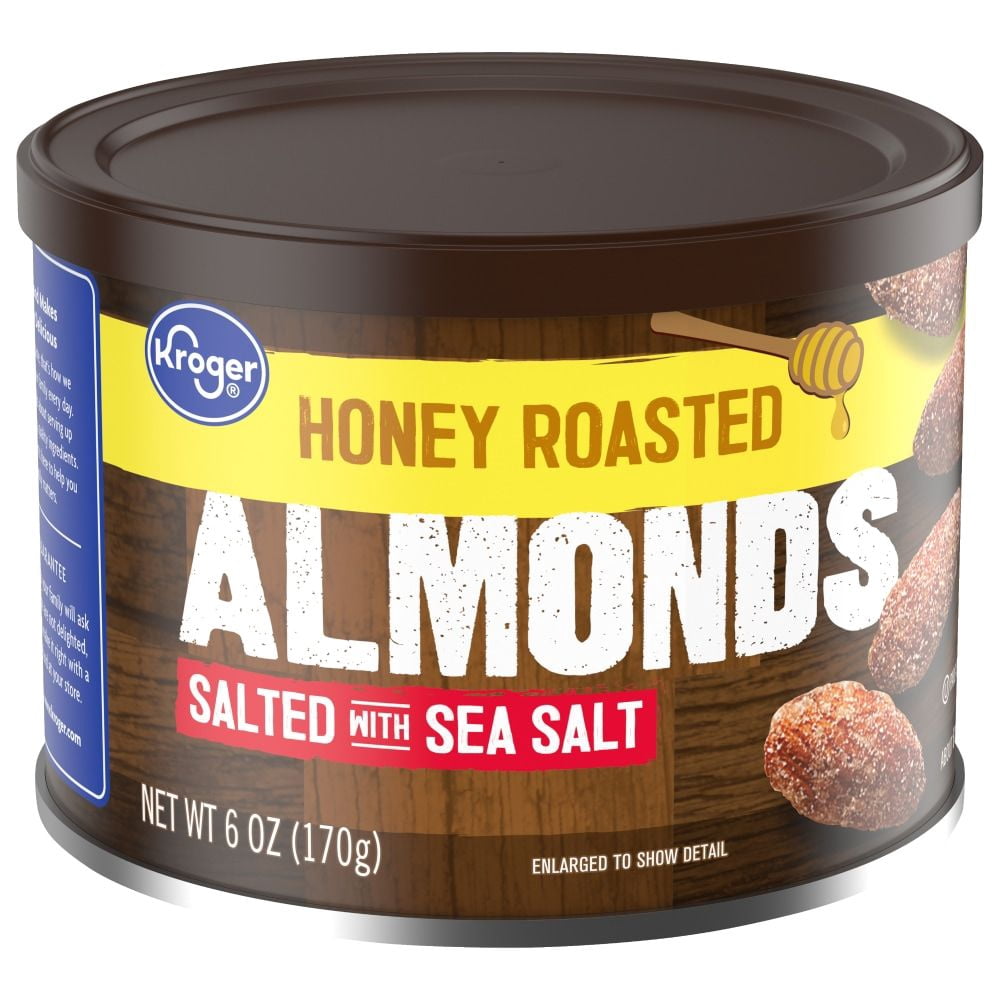 KR Honey Roasted Sea Salted Almonds 6 oz - Pack of 3