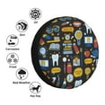 thumbnail image 4 of Lsque Teeth Pattern Tire Covers - Tough Tire Wheel Protector for Truck, SUV, Trailer, Camper, RV-14 inch, 4 of 6