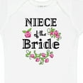 thumbnail image 4 of Inktastic Niece of the Bride Roses Girls Baby Bodysuit, 4 of 5