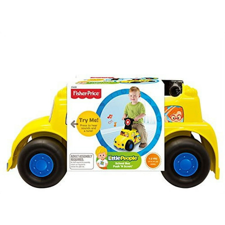 Fisher price sales ride on bus