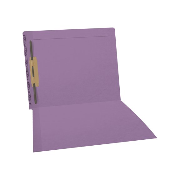 Medical Arts Press Reinforced Classification Folder 1 3/8" Expansion Letter Size Lavender 50/Box