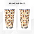 thumbnail image 3 of KLL Holiday Thanksgiving Turkey Print 40oz Stainless Steel Insulated Car Cup with Spillproof Lid - Keep Your Drink Hot or Cold on the Go-Without Straw, 3 of 8