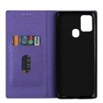 thumbnail image 3 of Galaxy A21s Case, Allytech PU Leather Glitter Bling Desgin Slim Fit Kickstand Folio Flip Cover Credit Cards Slots Shockproof Wallet Case Cover for Samsung Galaxy A21s, Purple, 3 of 5
