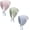 3pcs-b, variant on Crochet Bandana Head Kerchief Hair Scarf 3Pcs Knitted Hair Scarves Crochet Hair Kerchief Tie Bcak Headwrap Floral