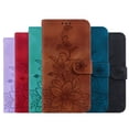 thumbnail image 2 of PU Leather Wallet Case with Card Holder & Kickstand for iPhone 14 Plus, 11/12/13/14 Pro Max, iPhone 6 7 8, Shockproof Protective Flip Folio Phone Cover, 2 of 11