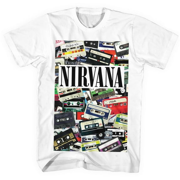 Nirvana Unisex T-Shirt Cassettes (X-Large)