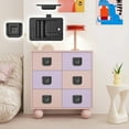 thumbnail image 4 of Desk Accessories Qwtwty Smart Fingerprint Drawer Lock for Home Bedside Cabinets Office Cabinets Theft Password Lock, 4 of 9