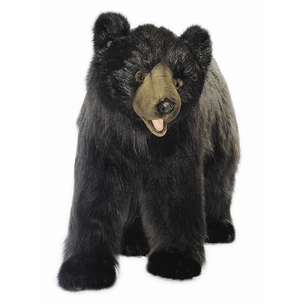 real stuffed black bear